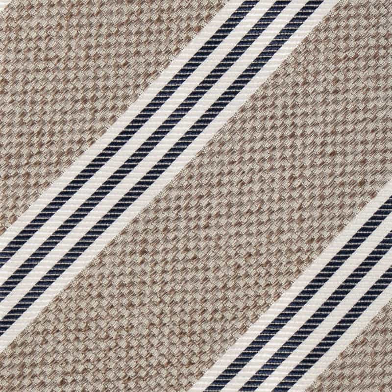 ALTEA ストライプ柄タイ GRAY