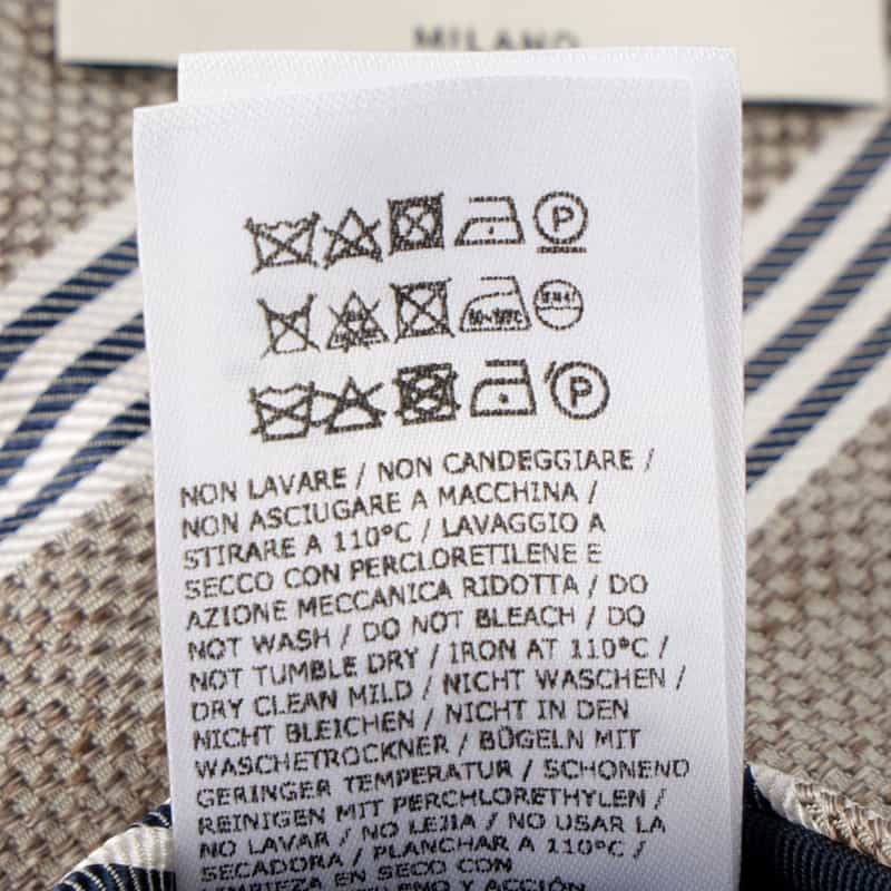 ALTEA ストライプ柄タイ GRAY