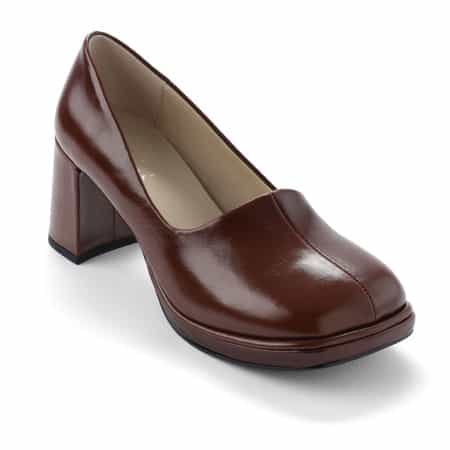 チャンキーヒール パンプス