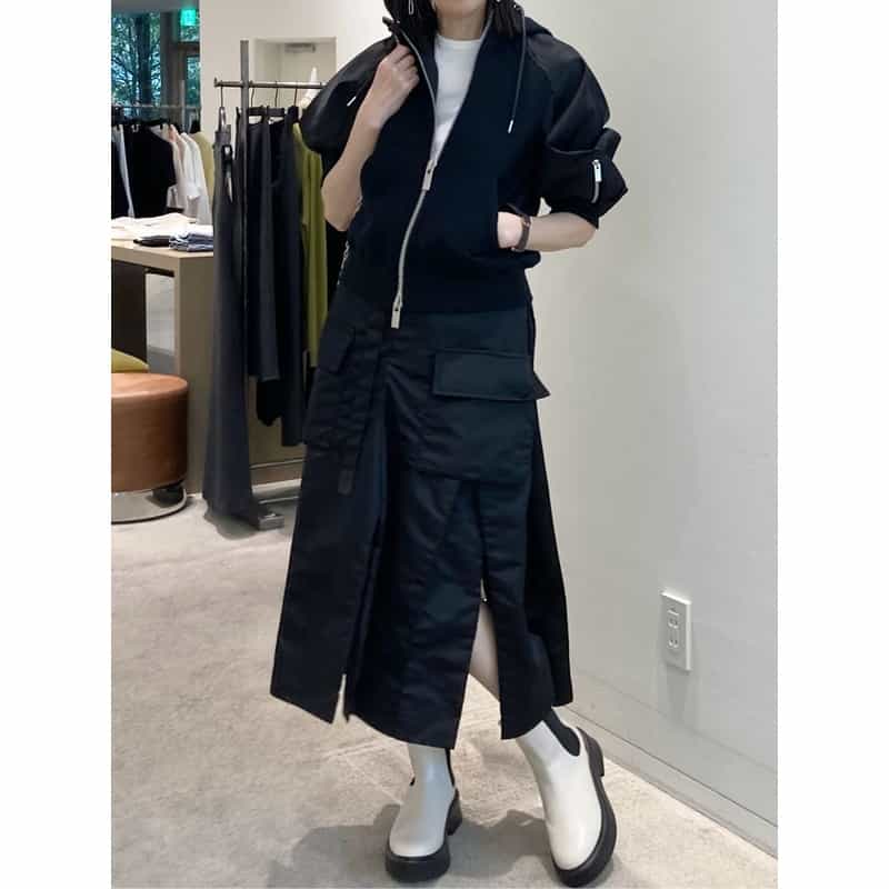 BARNEYS NEW YORK サイドゴア ショートブーツ WHITE