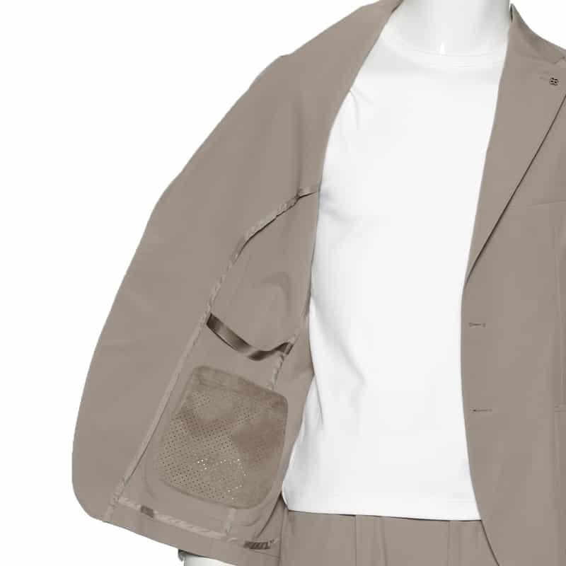 TAGLIATORE ストレッチ素材ジャケット "G-DAKAR" BEIGE