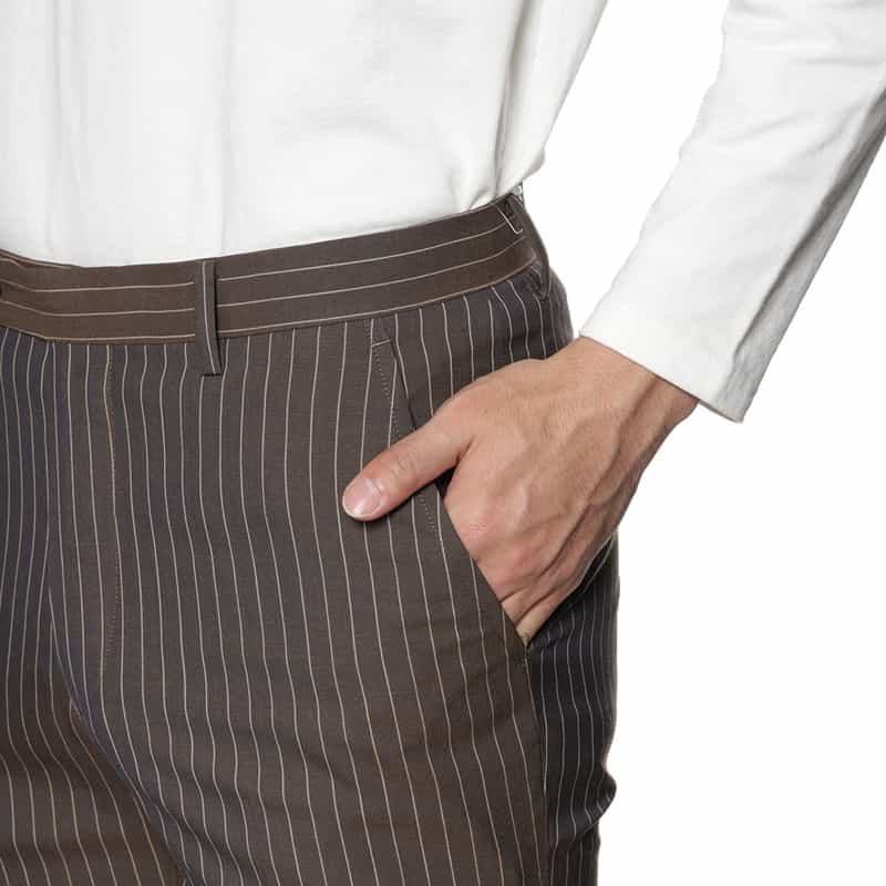 BARNEYS NEW YORK セットアップ パンツ BROWN