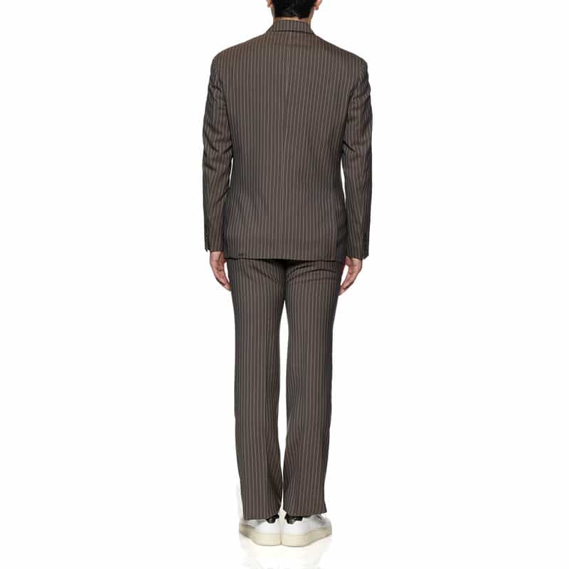 BARNEYS NEW YORK セットアップ ダブルブレステッドジャケット BROWN