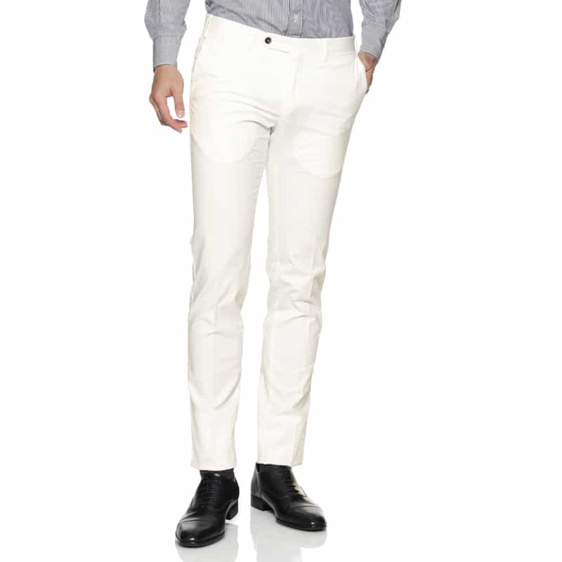 PT TORINO ストレッチスリムパンツ "SUPER SLIM" WHITE