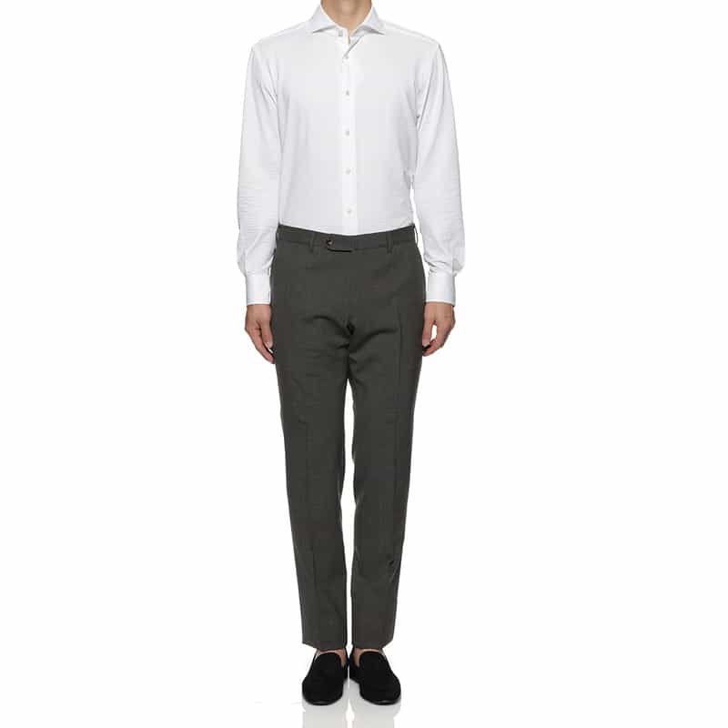 PT TORINO ストレッチテーパードパンツ "SLIM" GRAY