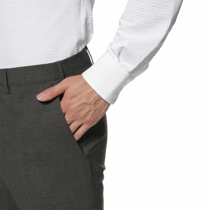 PT TORINO ストレッチテーパードパンツ "SLIM" GRAY