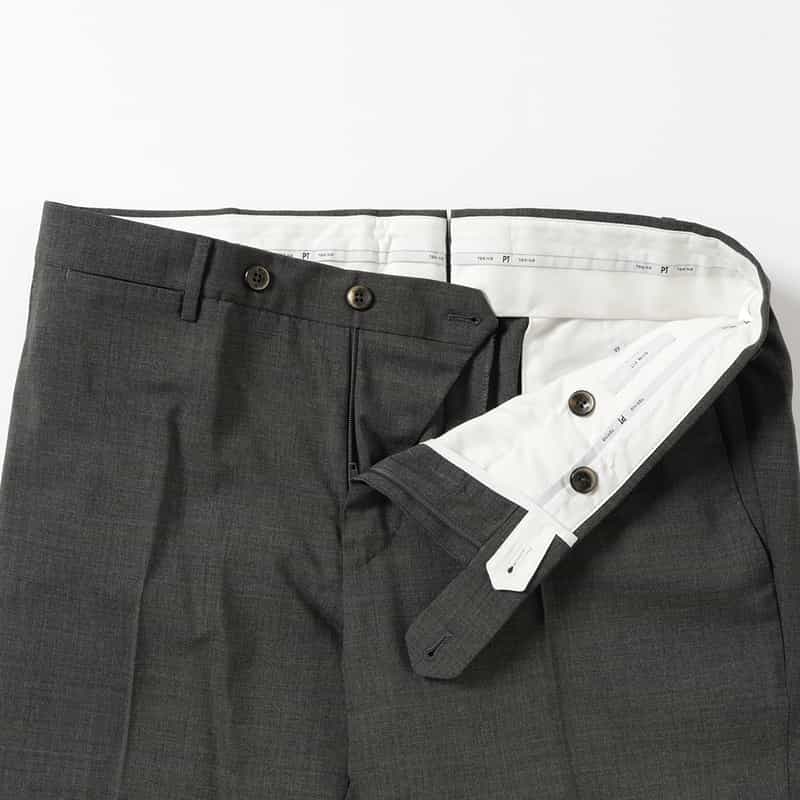 PT TORINO ストレッチテーパードパンツ "SLIM" GRAY