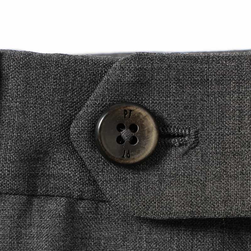 PT TORINO ストレッチテーパードパンツ "SLIM" GRAY
