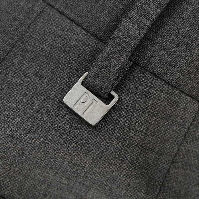 PT TORINO ストレッチテーパードパンツ "SLIM" GRAY