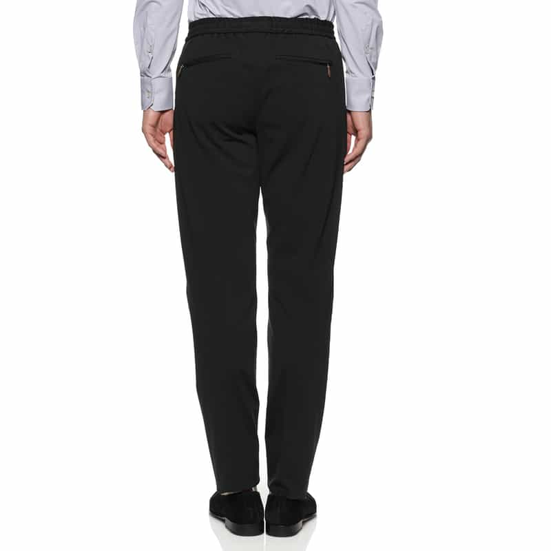 PT TORINO ドローストリング ストレッチパンツ BLACK