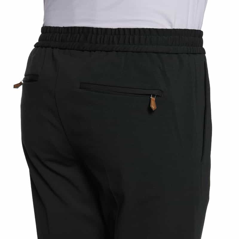 PT TORINO ドローストリング ストレッチパンツ BLACK