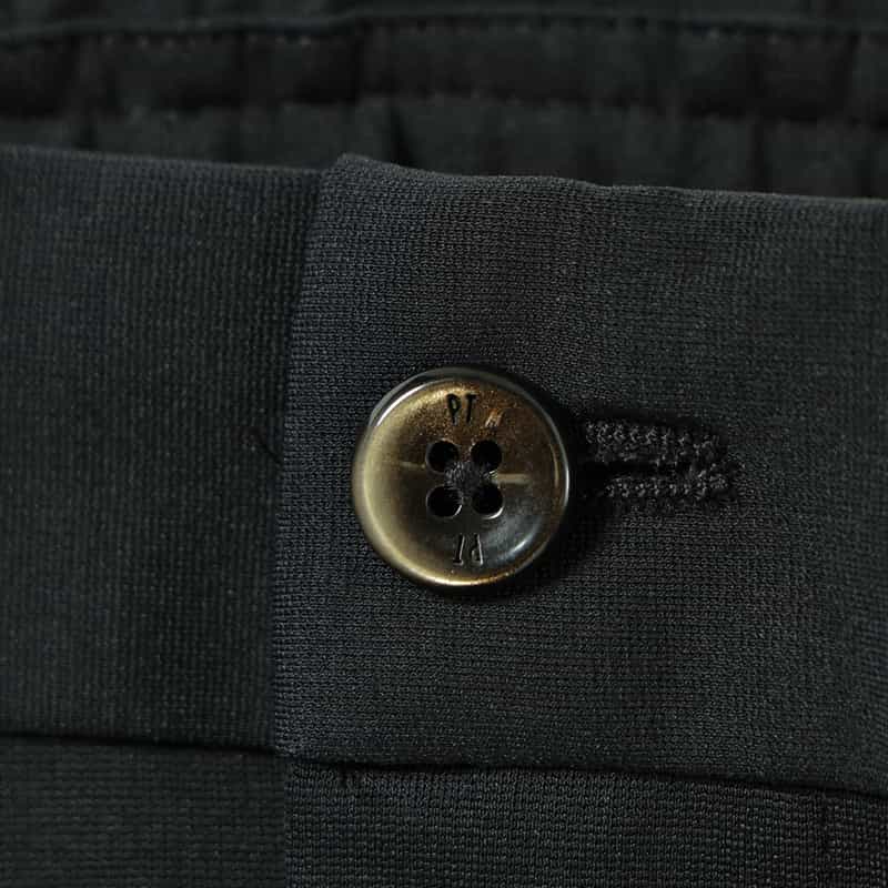 PT TORINO ドローストリング ストレッチパンツ BLACK