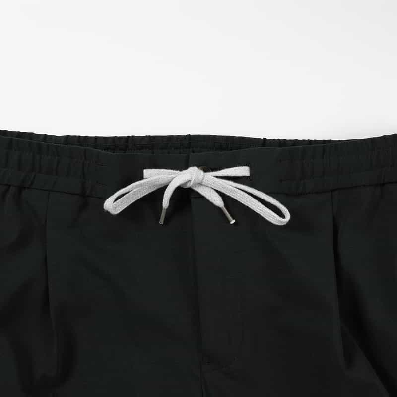 PT TORINO ドローストリング ストレッチパンツ BLACK