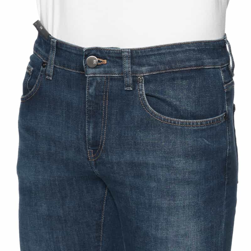 PT TORINO DENIM ストレッチブルーウォッシュデニムパンツ "SWING" NAVY