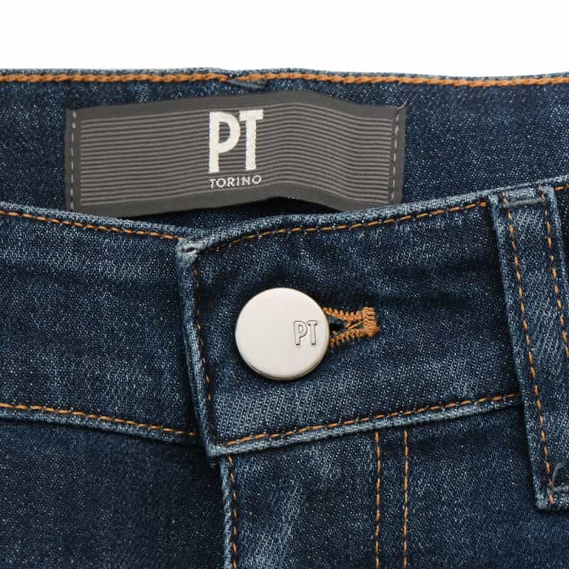 PT TORINO DENIM ストレッチブルーウォッシュデニムパンツ "SWING" NAVY