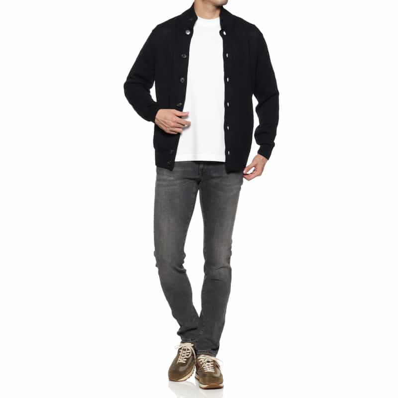 PT TORINO DENIM ブラックウォッシュデニムパンツ "SWING" GRAY