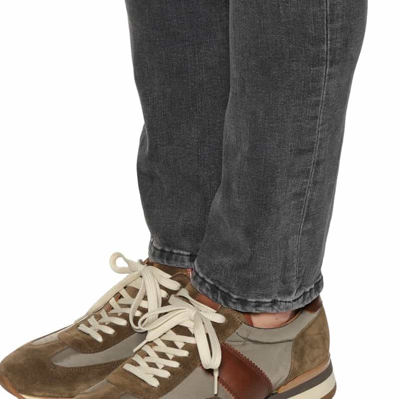 PT TORINO DENIM ブラックウォッシュデニムパンツ "SWING" GRAY