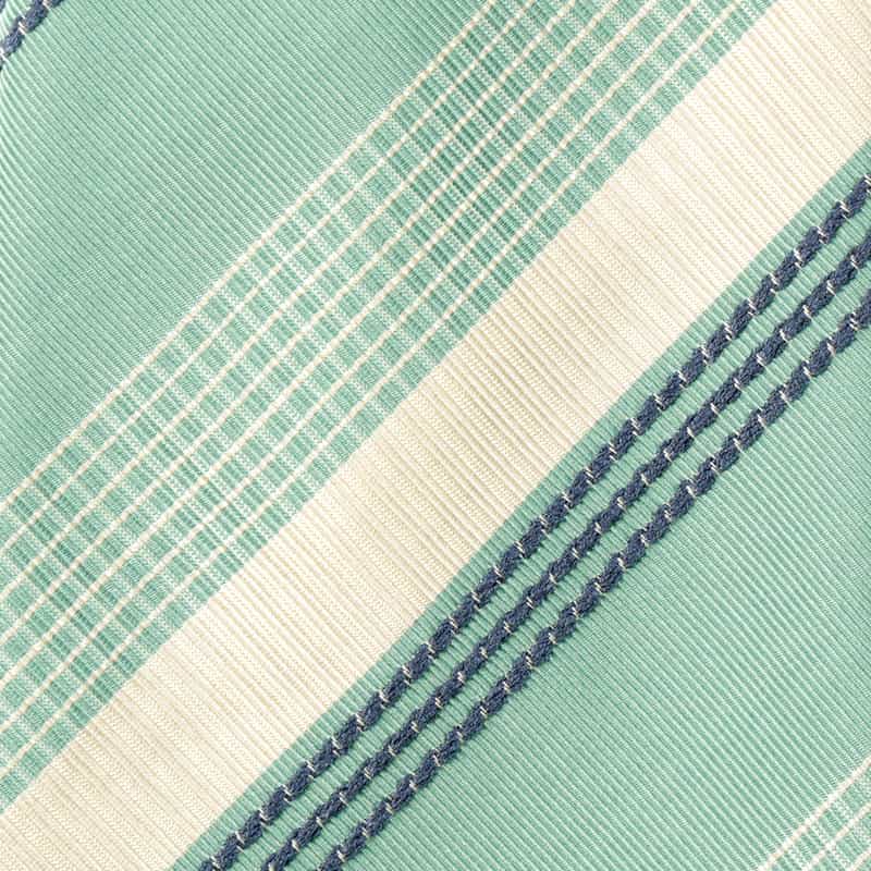 ATTO VANNUCCI FIRENZE セッテピエゲ ストライプ柄タイ TURQUOISE