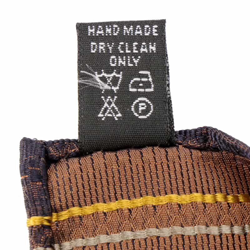 ATTO VANNUCCI FIRENZE セッテピエゲ ストライプ柄タイ BROWN