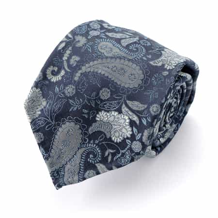 セッテピエゲ ペイズリー柄タイ