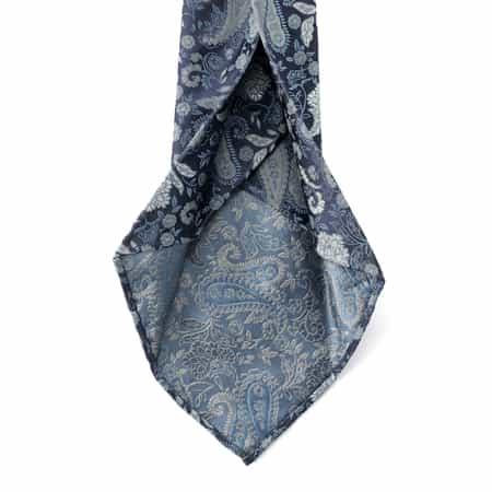 【新品】Atto Vannucci／ジャガードタイ／セッテピエゲ／ペイズリー ATTO VANNUCCI＞ジャガード ペイズリー ネクタイ