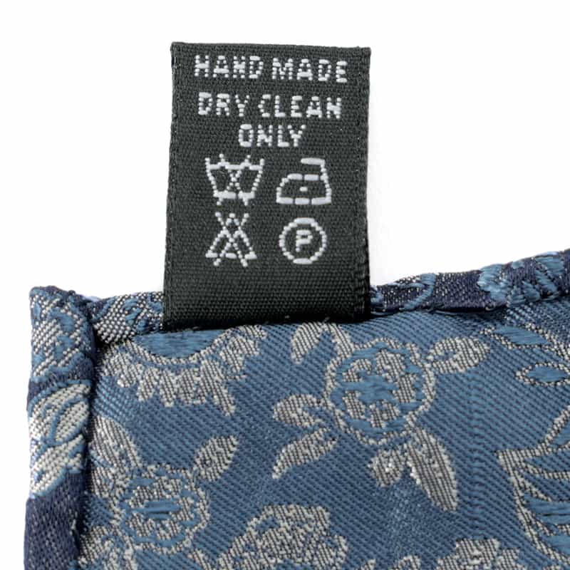 ATTO VANNUCCI FIRENZE セッテピエゲ ペイズリー柄タイ NAVY