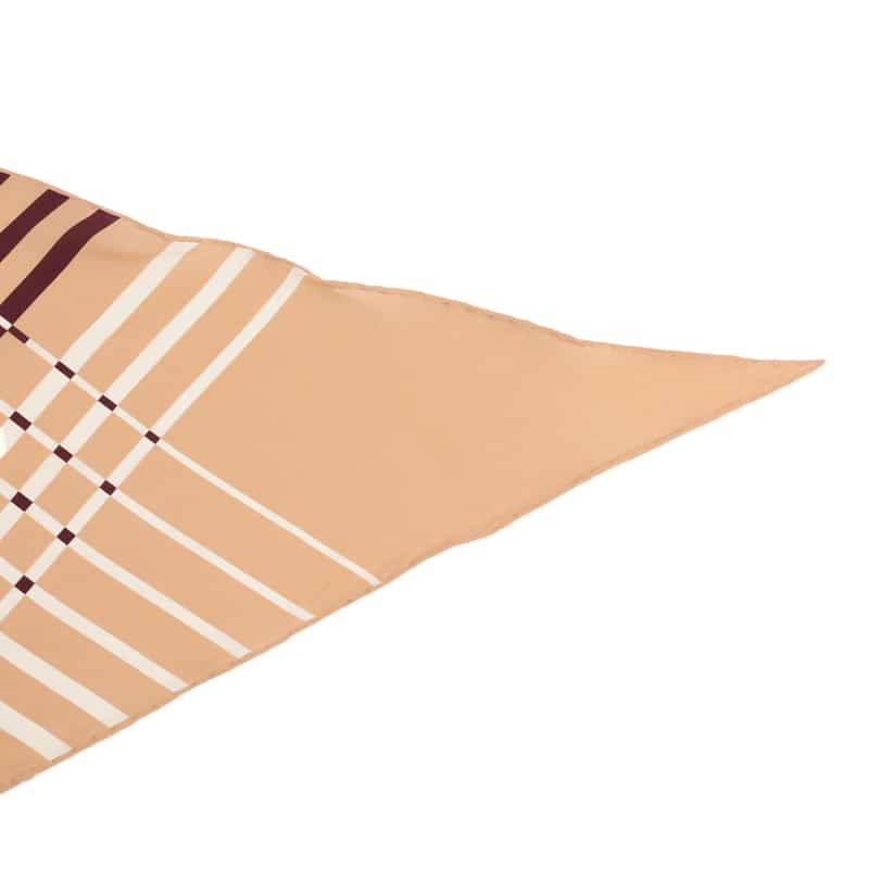 ATTO VANNUCCI FIRENZE シルクスカーフ BEIGE