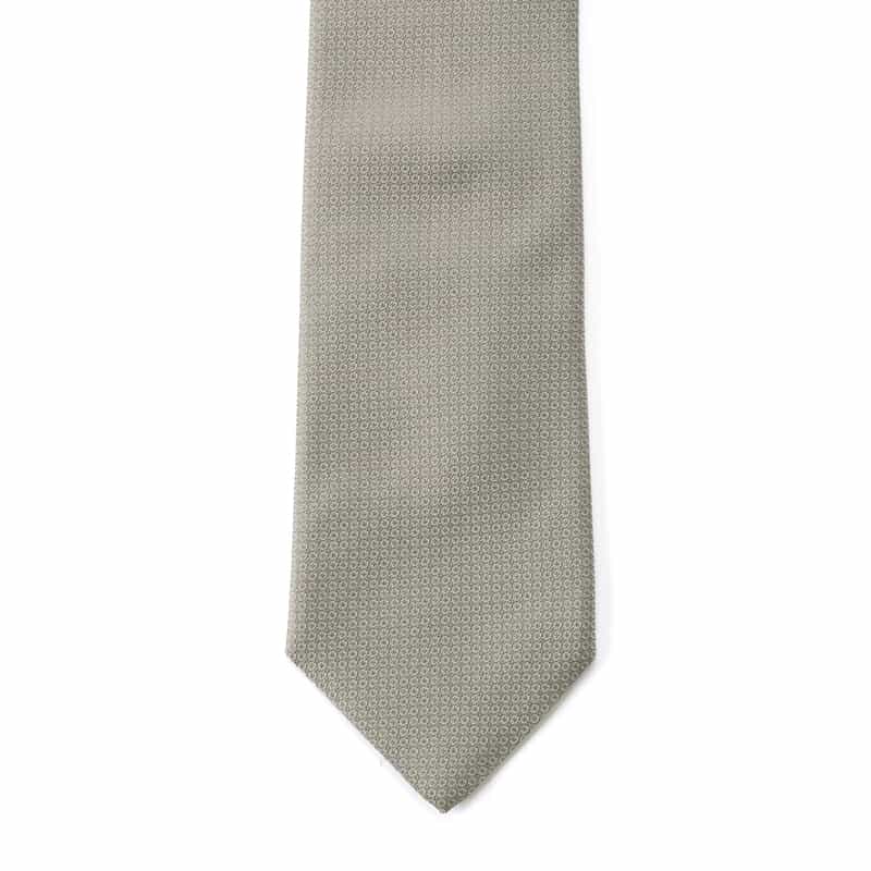 ATTO VANNUCCI FIRENZE バーニーズ　ニューヨーク限定ジャカードタイ GRAY