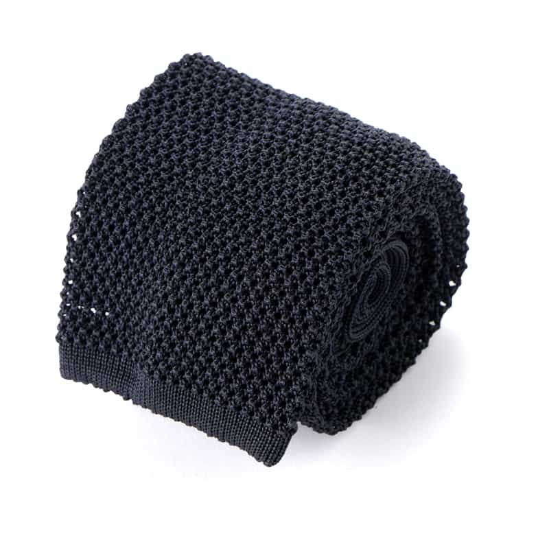 ATTO VANNUCCI FIRENZE ニットタイ NAVY