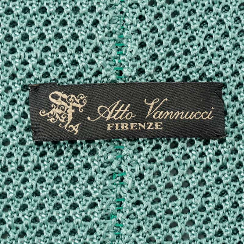 ATTO VANNUCCI FIRENZE ニットタイ TURQUOISE