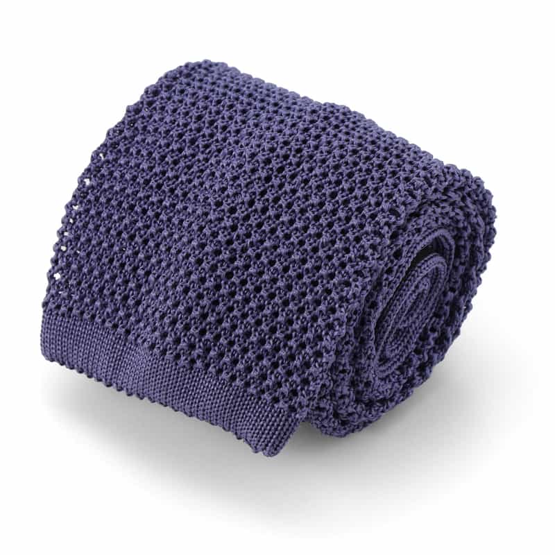 ATTO VANNUCCI FIRENZE ATTO VANNUCCI ＜アット ヴァンヌッチ＞ニットタイ PURPLE