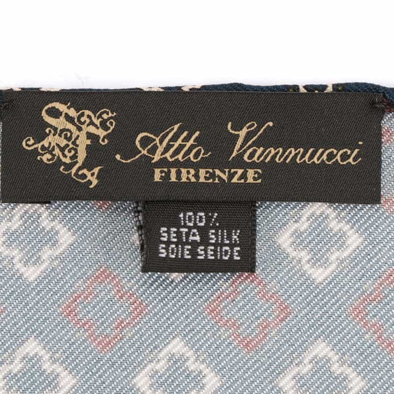 ATTO VANNUCCI FIRENZE ポケットチーフ NAVY