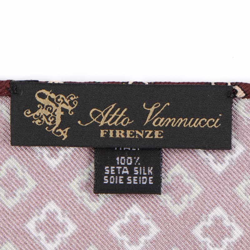 ATTO VANNUCCI FIRENZE ポケットチーフ WINE
