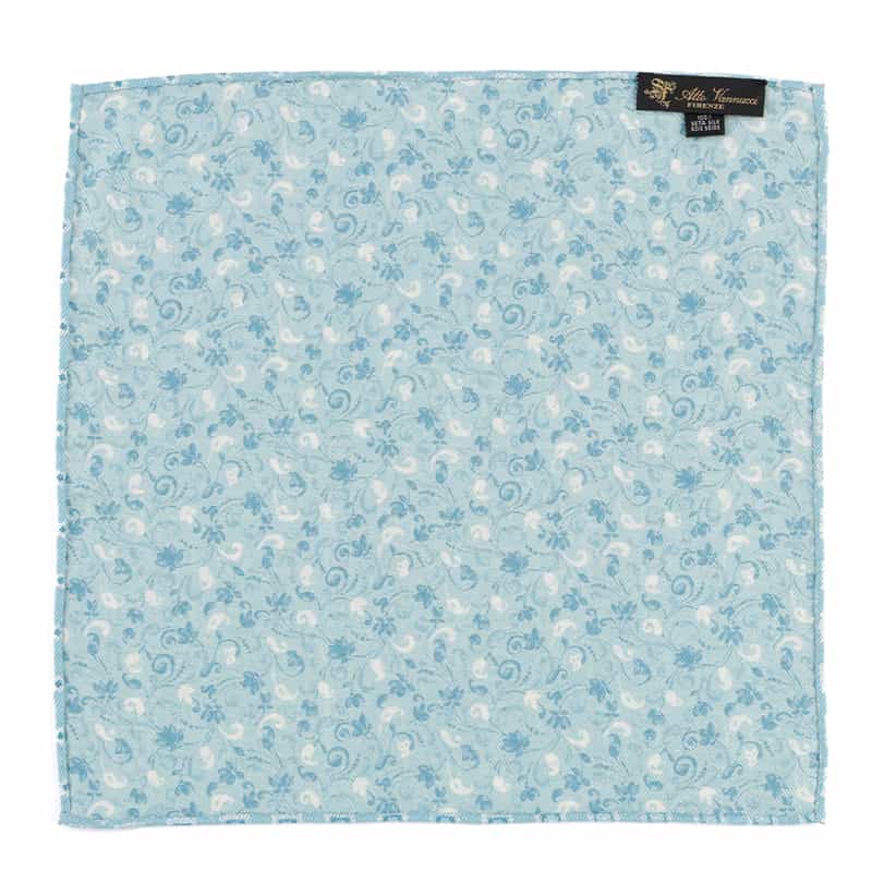 ATTO VANNUCCI FIRENZE ポケットチーフ LIGHT BLUE