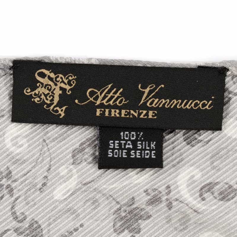 ATTO VANNUCCI FIRENZE ポケットチーフ GRAY