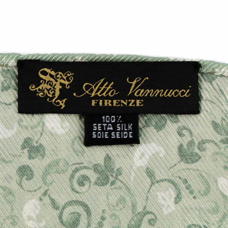ATTO VANNUCCI FIRENZE ポケットチーフ GREEN