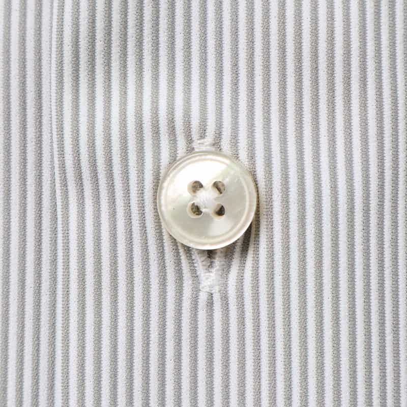 XACUS XACUS＜ザッカス＞ストライプ柄ストレッチ半袖シャツ LT GRAY