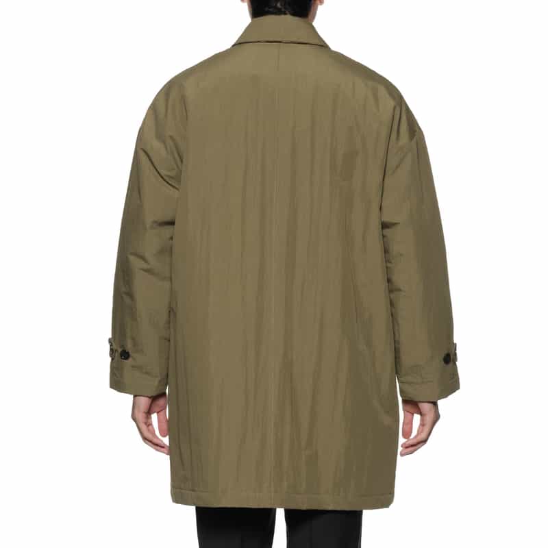 BARNEYS NEW YORK 撥水ステンカラーコート KHAKI