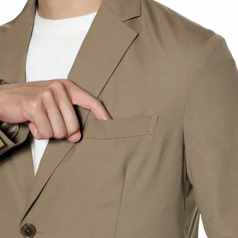 BARNEYS NEW YORK シングルブレストジャケット BEIGE
