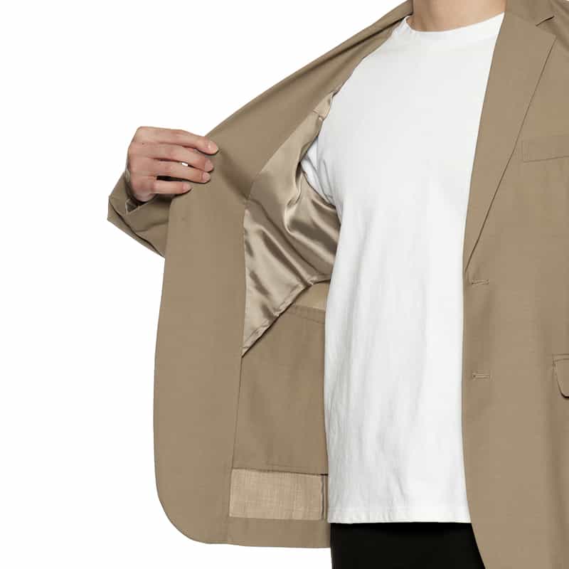 BARNEYS NEW YORK シングルブレストジャケット BEIGE