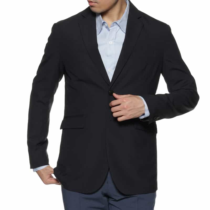 BARNEYS NEW YORK シングルブレストジャケット NAVY
