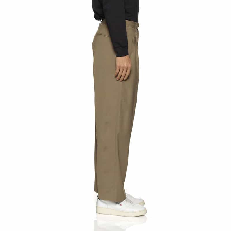 BARNEYS NEW YORK 2タックイージーパンツ BEIGE
