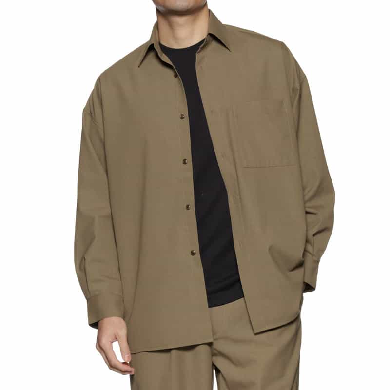 BARNEYS NEW YORK レギュラーカラーシャツ BEIGE