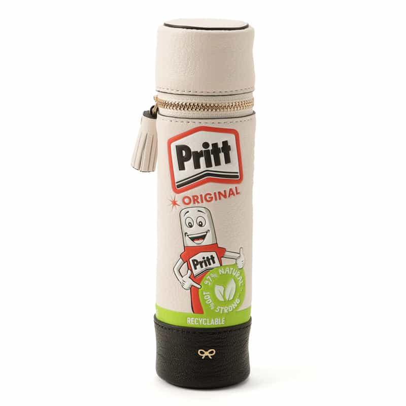 ANYA HINDMARCH ペンケース "PRITT STICK" WHITE