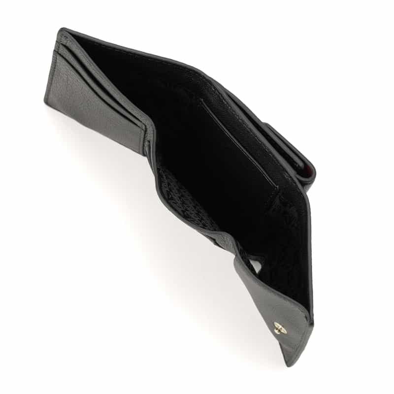 ANYA HINDMARCH ANYA HINDMARCH＜アニヤ ハインドマーチ＞3つ折りミニウォレット"EYES" BLACK