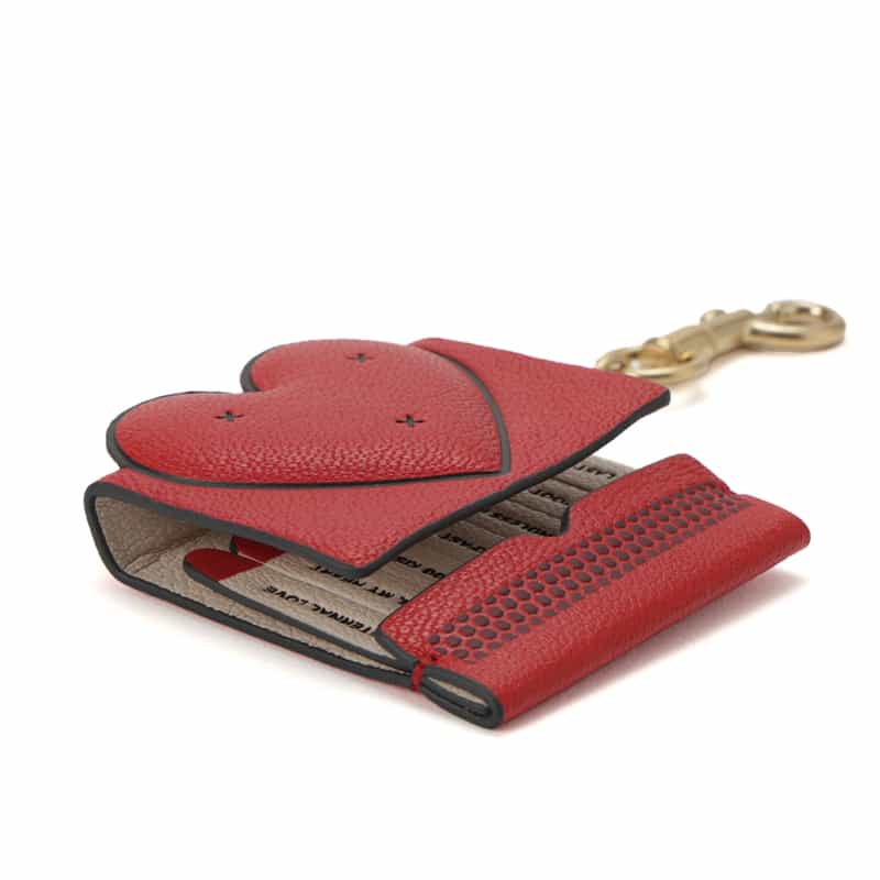 ANYA HINDMARCH レザーチャーム RED