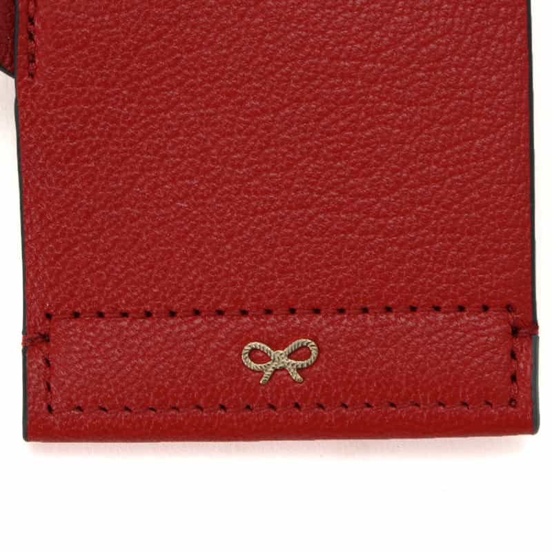 ANYA HINDMARCH レザーチャーム RED