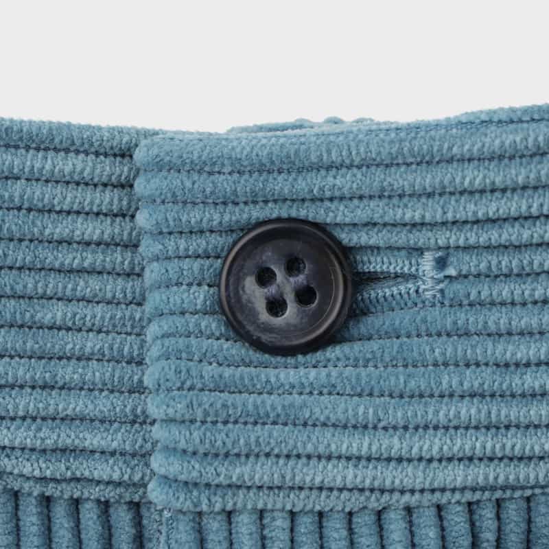 BARNEYS NEW YORK ウォッシャブル コーデュロイ ストレートパンツ BLUE