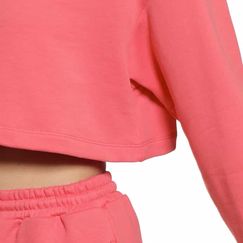 BARNEYS NEW YORK "BARNEYS" ロゴ入りショートスウェットプルオーバー PINK