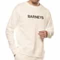 "BARNEYS" ロゴ入りスウェットプルオーバー